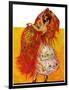 "Female Flamenco Dancer,"May 21, 1932-Henry Soulen-Framed Giclee Print