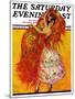 "Female Flamenco Dancer," Saturday Evening Post Cover, May 21, 1932-Henry Soulen-Mounted Giclee Print