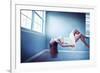 Female Floating in Room-Maren Kathleen Slay-Framed Photographic Print