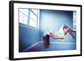 Female Floating in Room-Maren Kathleen Slay-Framed Photographic Print