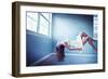 Female Floating in Room-Maren Kathleen Slay-Framed Premium Photographic Print