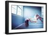 Female Floating in Room-Maren Kathleen Slay-Framed Premium Photographic Print