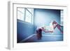 Female Floating in Room-Maren Kathleen Slay-Framed Premium Photographic Print