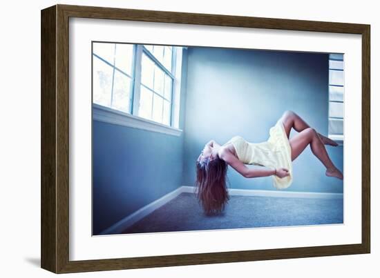 Female Floating in Room-Maren Kathleen Slay-Framed Photographic Print