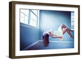 Female Floating in Room-Maren Kathleen Slay-Framed Photographic Print