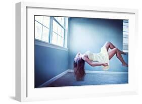 Female Floating in Room-Maren Kathleen Slay-Framed Photographic Print