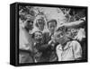 Female French Collaborator Having Her Head Shaved During Liberation of Marseilles-Carl Mydans-Framed Stretched Canvas