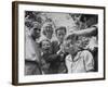 Female French Collaborator Having Her Head Shaved During Liberation of Marseilles-Carl Mydans-Framed Photographic Print