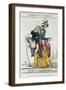 Female French Peasant Carry the Burden of the Women of the Church and Nobility, Late 18th Century-null-Framed Art Print