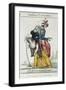 Female French Peasant Carry the Burden of the Women of the Church and Nobility, Late 18th Century-null-Framed Art Print
