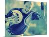 Female Goalie Holding a Soccer Ball-null-Mounted Photographic Print