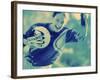 Female Goalie Holding a Soccer Ball-null-Framed Photographic Print