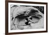 Female gymnast in desert, Overton, Nevada, USA-Pete Saloutos-Framed Photographic Print