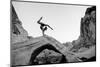 Female gymnast, Overton, Nevada, USA-Pete Saloutos-Mounted Photographic Print