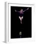 Female Gymnast Performing on the Balance Beam-null-Framed Photographic Print