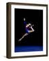 Female Gymnast Performing on the Floor Exercise-null-Framed Photographic Print