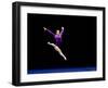 Female Gymnast Performing on the Floor Exercise-null-Framed Photographic Print