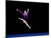 Female Gymnast Performing on the Floor Exercise-null-Mounted Photographic Print