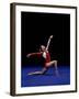 Female Gymnast Performing on the Floor Exercise-null-Framed Photographic Print