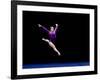 Female Gymnast Performing on the Floor Exercise-null-Framed Photographic Print