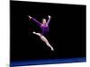 Female Gymnast Performing on the Floor Exercise-null-Mounted Photographic Print