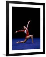 Female Gymnast Performing on the Floor Exercise-null-Framed Photographic Print