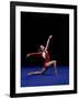 Female Gymnast Performing on the Floor Exercise-null-Framed Photographic Print