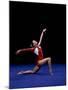 Female Gymnast Performing on the Floor Exercise-null-Mounted Photographic Print