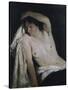 Female half nude, 1877-Erik Theodor Werenskiold-Stretched Canvas