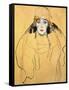 Female Head, 1917/18-Gustav Klimt-Framed Stretched Canvas
