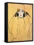 Female Head, 1917/18-Gustav Klimt-Framed Stretched Canvas