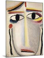 Female Head, 1919-20-Alexej Von Jawlensky-Mounted Giclee Print