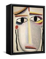 Female Head, 1919-20-Alexej Von Jawlensky-Framed Stretched Canvas