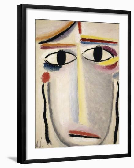 Female Head, 1919-20-Alexej Von Jawlensky-Framed Giclee Print