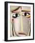 Female Head, 1919-20-Alexej Von Jawlensky-Framed Giclee Print