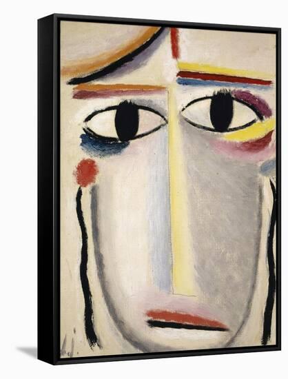 Female Head, 1919-20-Alexej Von Jawlensky-Framed Stretched Canvas