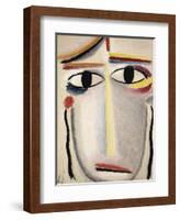 Female Head, 1919-20-Alexej Von Jawlensky-Framed Giclee Print