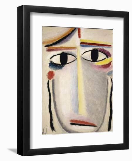 Female Head, 1919-20-Alexej Von Jawlensky-Framed Giclee Print