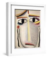 Female Head, 1919-20-Alexej Von Jawlensky-Framed Giclee Print