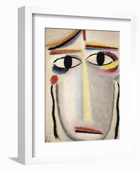 Female Head, 1919-20-Alexej Von Jawlensky-Framed Giclee Print