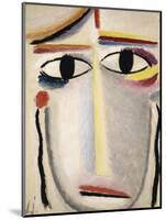 Female Head, 1919-20-Alexej Von Jawlensky-Mounted Giclee Print