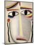 Female Head, 1919-20-Alexej Von Jawlensky-Mounted Giclee Print