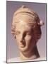 Female Head, Alexandrian Statue in Terracotta BC-null-Mounted Giclee Print