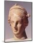 Female Head, Alexandrian Statue in Terracotta BC-null-Mounted Giclee Print