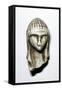 Female Head from Brassempovy, France, Upper Paleolithic, (c20th century)-Unknown-Framed Stretched Canvas