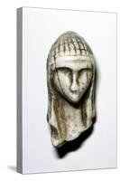 Female Head from Brassempovy, France, Upper Paleolithic, (c20th century)-Unknown-Stretched Canvas