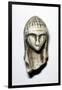 Female Head from Brassempovy, France, Upper Paleolithic, (c20th century)-Unknown-Framed Giclee Print