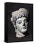 Female Head from Temple Decoration, Ancient Greece-null-Framed Stretched Canvas