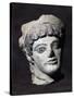 Female Head from Temple Decoration, Ancient Greece-null-Stretched Canvas