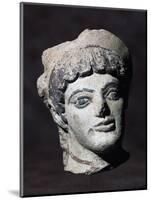 Female Head from Temple Decoration, Ancient Greece-null-Mounted Giclee Print